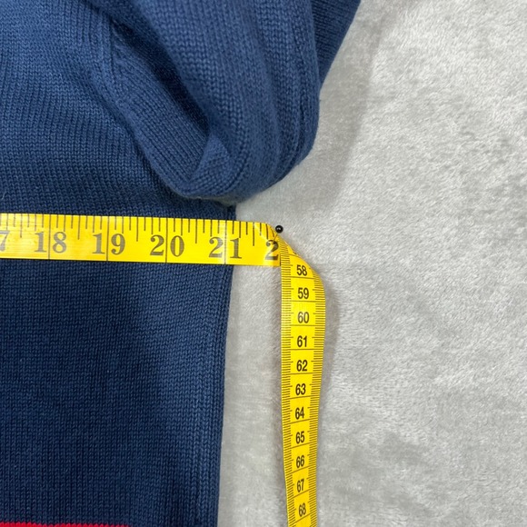 Crystal Kobe Cardigan Women's XL Blue Stars & Stripes Flag 4th‎ of July Teacher - Picture 10 of 10